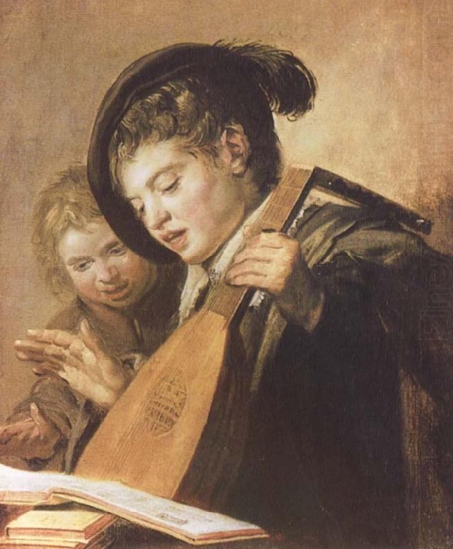 Frans Hals Two Singing Boys oil painting picture